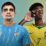 India vs Brazil Football Friendly