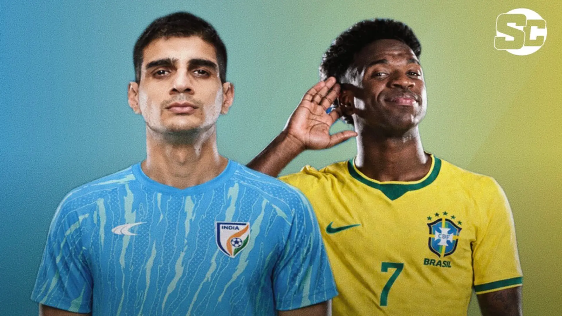 India vs Brazil Football Friendly