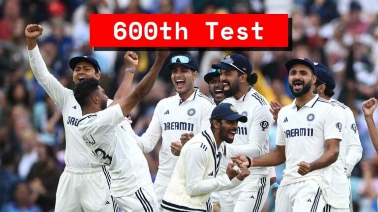India's 600th Test Match