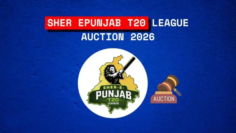 Sher E Punjab T20 League 2026 Auction